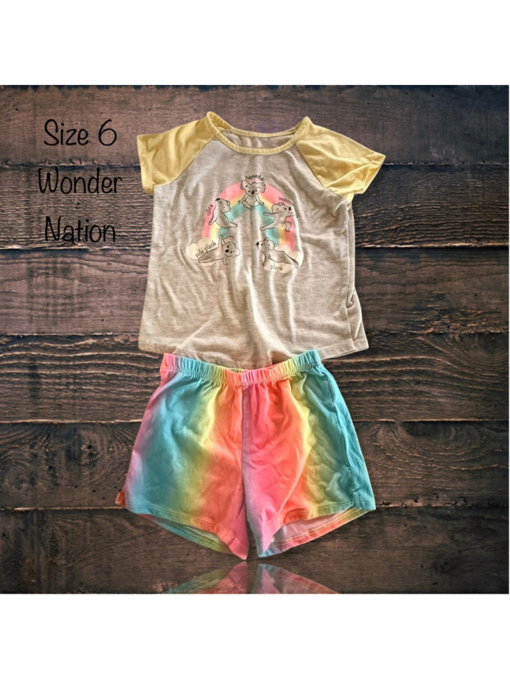 Size 6 Wonder Nation PJ set